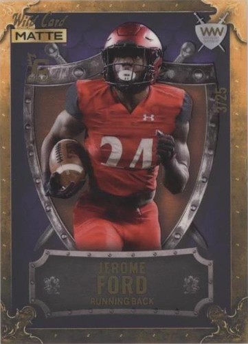 2022 Wild Card MATTE Jerome Ford #WW-25