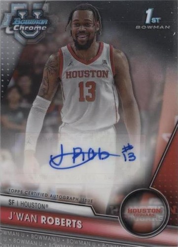 2023-24 Bowman University Chrome - J'wan Roberts #BCPA-JR