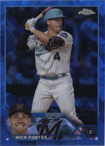 2023 Topps Chrome Update Series Sapphire Edition - Nick Fortes #USCS73
