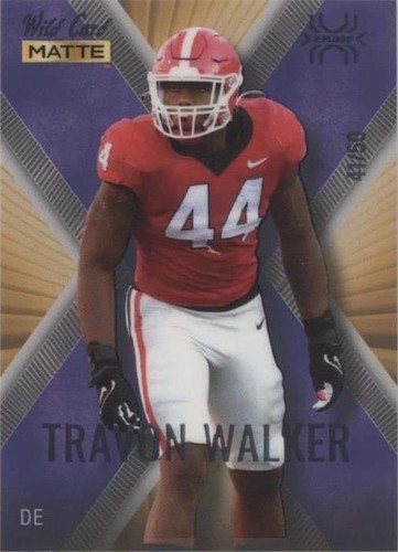 2022 Wild Card MATTE Travon Walker #MXP-45