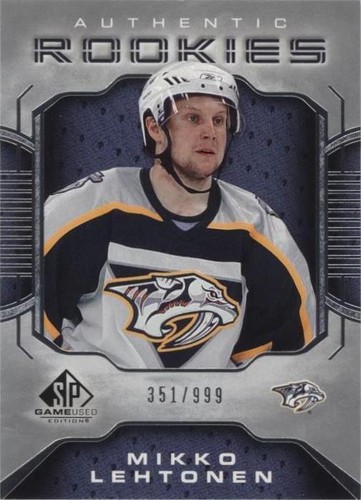 2006-07 SP Game Used Edition - Mikko Lehtonen #129