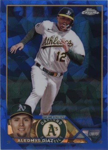 2023 Topps Chrome Update Series Sapphire Edition - Aledmys Diaz #USCS118