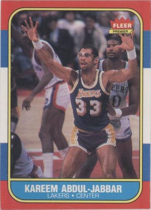 1986-87 Fleer - #1 Kareem Abdul-Jabbar