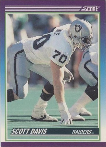 1990 Score Scott Davis #488