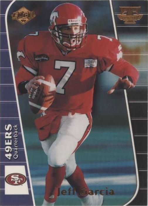 1999 Collector's Edge Triumph Jeff Garcia #T119