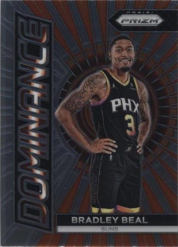 2023-24 Panini Prizm #12 Bradley Beal Silver Prizm Dominance