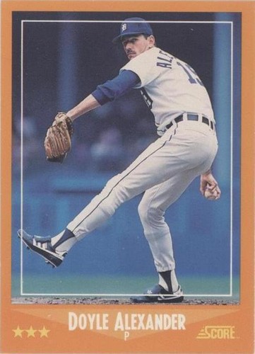 1988 Score - Doyle Alexander #610