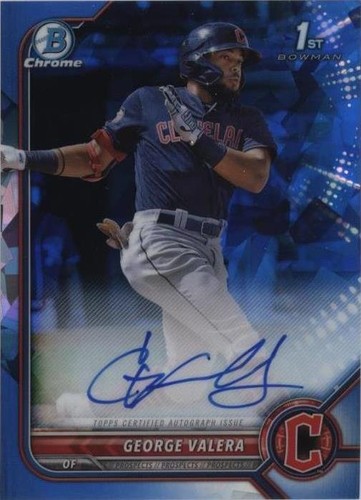 2022 Bowman Sapphire Edition - George Valera #BSPA-GV