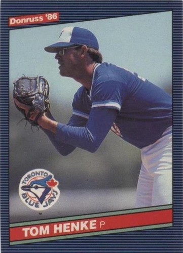 1986 Donruss - Tom Henke #437