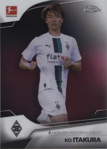 Carte Collection Futera 2022-23 Borussia Mönchengladbach - Ko Itakura Conquérants Auto 02/05, Rare