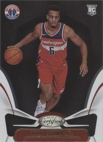 2018-19 Panini Certified - Troy Brown Jr. #165