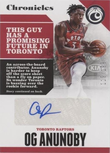 2017-18 Panini Chronicles - OG Anunoby #CA-OGA