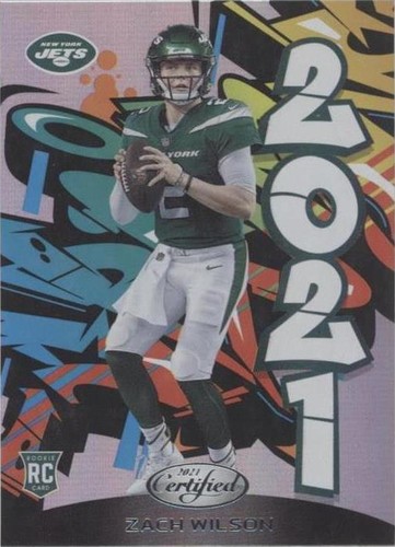 2021 Panini Certified Zach Wilson #2021-17