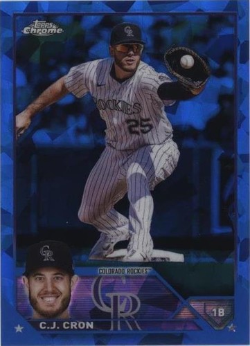 2023 Topps Chrome Sapphire Edition - C.J. Cron #63