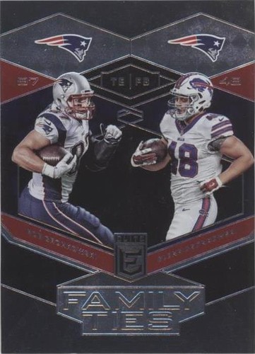 2017 Donruss Elite Glenn Gronkowski Rob Gronkowski #2
