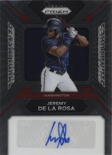 2024 Panini Prizm Jeremy De LA Rosa Auto Sensational