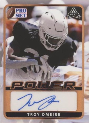 2021 Leaf Pro Set Power Troy Omeire #BA-TO1