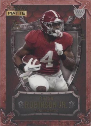 2022 Wild Card MATTE Brian Robinson Jr. #WW-5