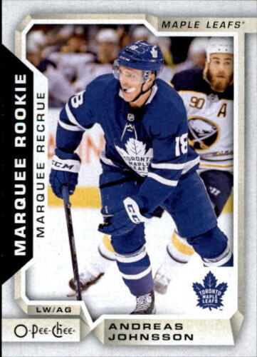 Andreas Johnsson 2018-19 Upper Deck O-Pee-Chee Marquee Rookie Card #535. rookie card picture