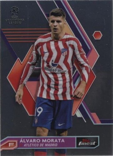 2022-23 Topps Finest UEFA Club Competitions Alvaro Morata #130