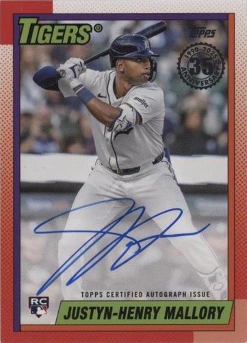 2025 Topps Series 1 - Justyn-Henry Malloy #90A-JHM