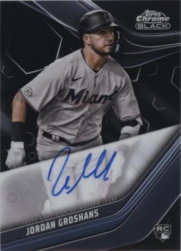 2023 Topps Chrome Black - Jordan Groshans #CBA-JG