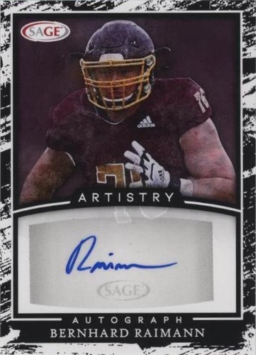 2022 SAGE Artistry Bernhard Raimann #A-BR