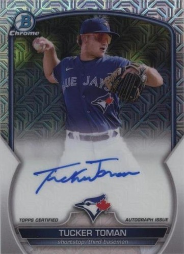 2023 Bowman Chrome - Tucker Toman #BCMA-TT