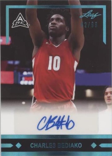 2021-22 Leaf Memories - Charles Bediako #GLR-CB1