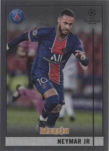 2020-21 Topps Merlin Collection Chrome UCL Neymar Jr. #58