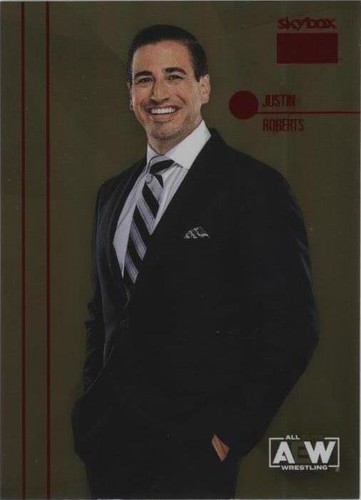 2022 Skybox Metal Universe AEW All Elite Wrestling - Justin Roberts #PP-43