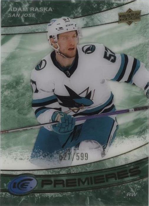 2022-23 Upper Deck Ice - Ice Premieres Green #178 Adam Raska /599 (RC ...