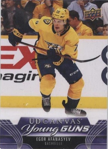 2023-24 Upper Deck Series 1 - Egor Afanasyev #C96