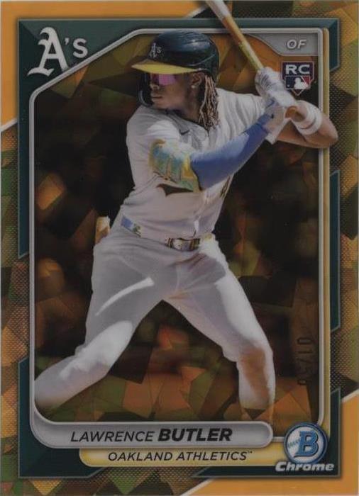 2024 Bowman Chrome Sapphire Lawrence Butler #59 Gold RC 50