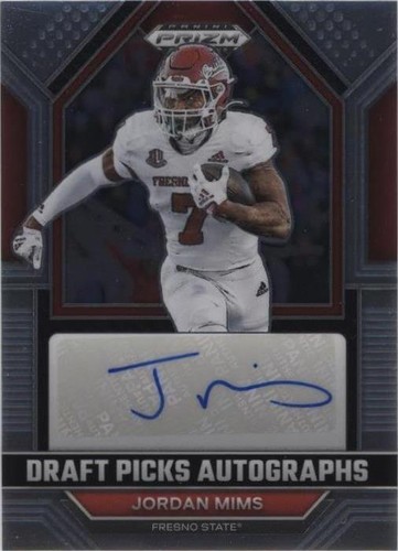 2023 Panini Prizm Draft Picks Jordan Mims #DPA-JOM