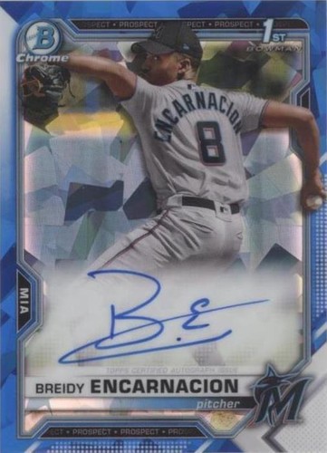 2021 Bowman Sapphire Edition - Breidy Encarnacion #BSPA-BE