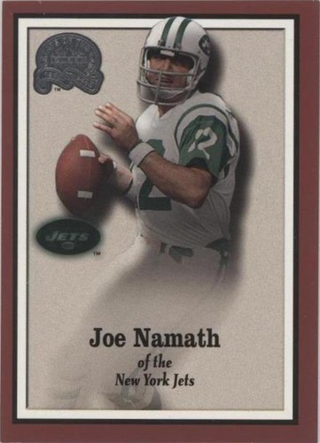 2000 Fleer Greats of the Game Joe Namath #30