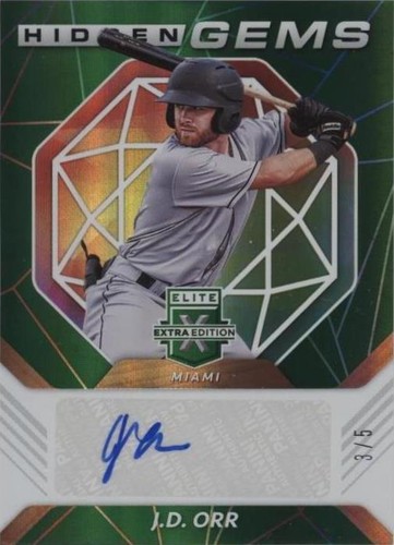 2021 Panini Elite Extra Edition - J.D. Orr #HG-JO
