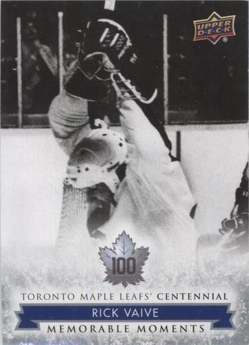 2017 Upper Deck Toronto Maple Leafs Centennial - Rick Vaive #186
