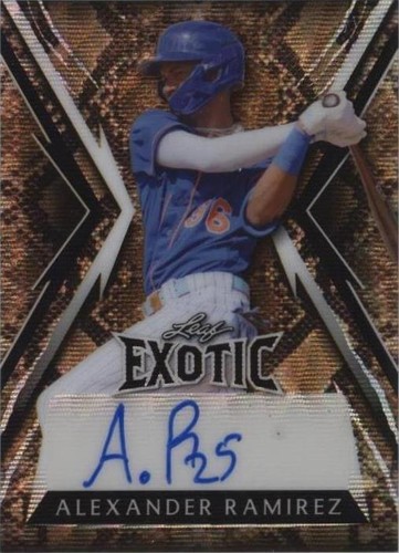 2023 Leaf Exotic - Alexander Ramirez #BA-AR2