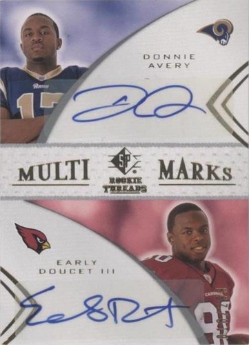 2008 SP Rookie Threads Donnie Avery Early Doucet #MMD-21