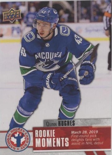 2020 Upper Deck National Hockey Card Day - Quinn Hughes #CAN-16