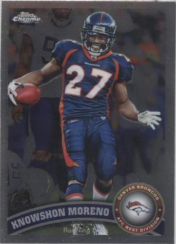 2011 Topps Chrome Knowshon Moreno #108