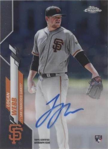 Topps　LOGAN　WEBB 25シリ Logan Webb 2025 Topps #242 Golden Mirror Image Variation