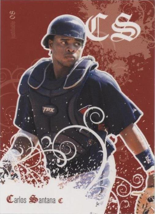 2008 Just Minors Justifiable - Carlos Santana #JF-46