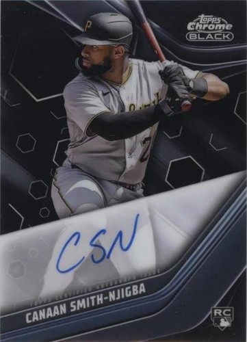 2023 Topps Chrome Black - Canaan Smith-Njigba #CBA-CSN