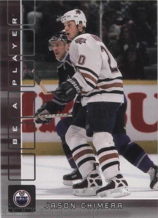 2001-02 In the Game Be A Player Memorabilia - Jason Chimera #218