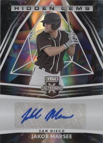 2022 Panini Elite Extra Edition - Jakob Marsee #HG-JM