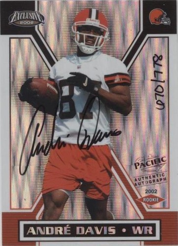 2002 Pacific Exclusive Andra Davis #185