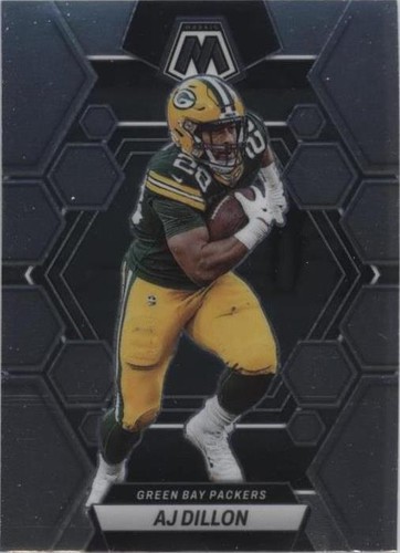 2023 Panini Mosaic Reactive Blue AJ Dillon Green Bay Packers #84